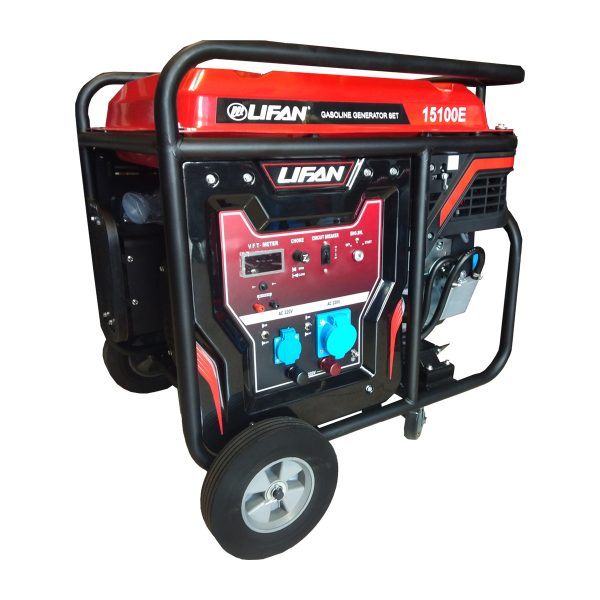 موتور برق لیفان 13 کیلو وات بنزینی تک فاز مدل LGF-15100E