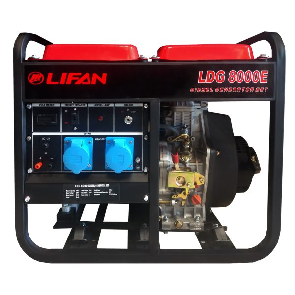 موتور برق لیفان 6.5 کیلو وات دیزلی مدل LDG-8000E