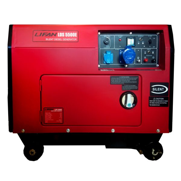 موتور ژنراتور دیزل لیفان 5 کیلووات استارتي سوپر سایلنت