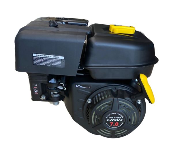 موتور تک لیفان 7 اسب گیربکسی کلاچ دار مدل LGE170FR