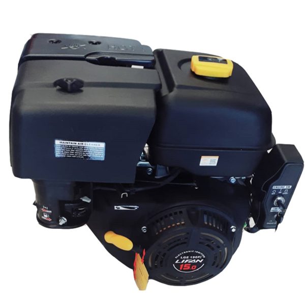 موتور تک بنزینی لیفان 15 اسب استارتی LGE190FE