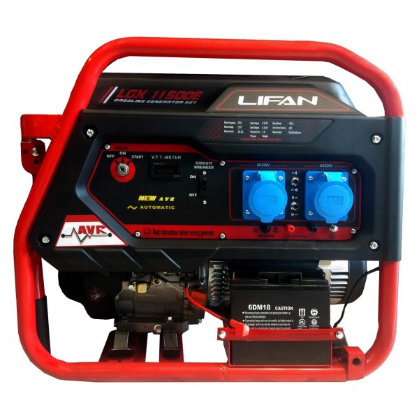 موتور برق لیفان 8.5 کیلووات بنزینی LGX-11500E